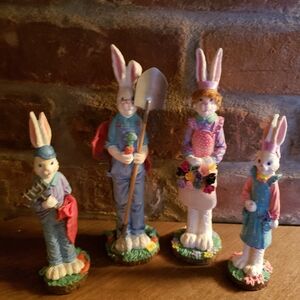Easter Bunny Figurines